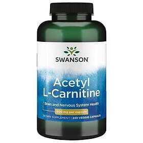 Swanson Acetyl L-Carnitine 500mg 240 vcaps