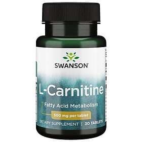Swanson L-Carnitine 500 Mg 30 Tabs