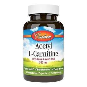 Carlson Labs Acetyl L-Carnitine 500mg 120 vcaps