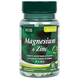Holland & Barrett Magnesium with Zinc 90 Tablets