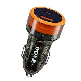 BWOO Snabb Billaddare 38W QC 18W + PD 20W