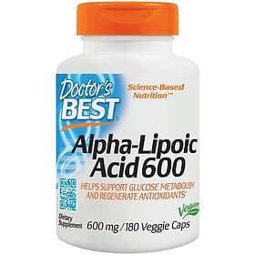 Doctor's Best Alfa Liponsyra 600 mg 180 Capsules