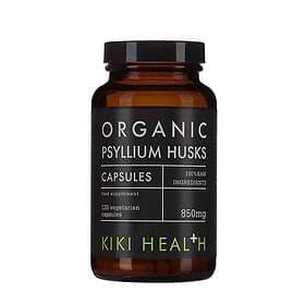 Kiki Health Psylliumskal Ekologiskt 120 Capsules