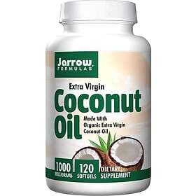 Jarrow Formulas Kokosolja extra jungfru 1000 mg 120 mjuka Capsules