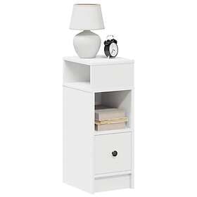 vidaXL Nightstand 2 pcs White 25x31x66cm
