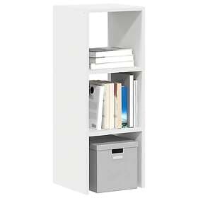 vidaXL Bokhylla Stackable White 30x30x80cm Engineered Wood