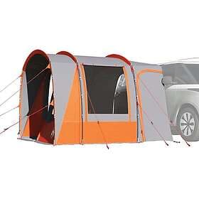 vidaXL Family Tent 4 persons gray and orange waterproof