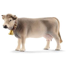 Schleich FARM WORLD Brun alpboskap Ko 13874