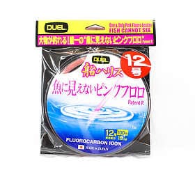 Duel Fish Cannot See Pink 100 M Fluorocarbon
