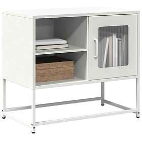 vidaXL TV-skåp vit 68x39x60,5 cm stål