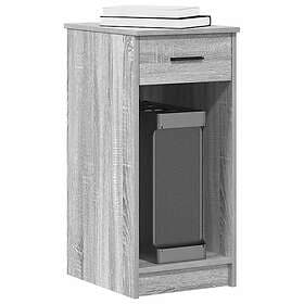 vidaXL Datorstativ TV Stand with drawer grey sonoma 35x45x77 cm