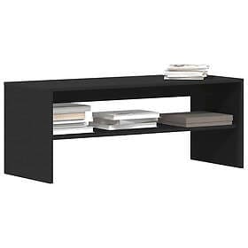 vidaXL TV-bänk svart 100x40x40 cm konstruerat trä