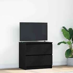 vidaXL TV-bänk svart 60x35x54 cm konstruerat trä