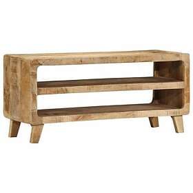 vidaXL TV-bänk 105x46x32 cm massivt trä grov mango