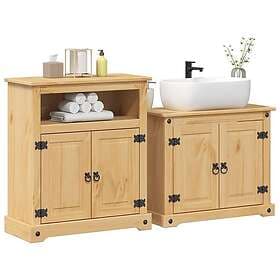 vidaXL Corona TV Stand solid pine