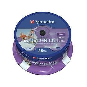 Verbatim DVD+DL 8x SP 8,5GB Pr. 25 pieces