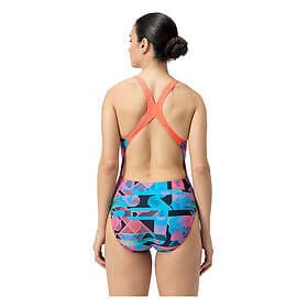 Speedo Allover Digital Powerback Baddräkt