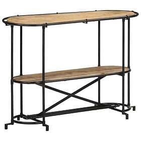 vidaXL Console Table 110x42x76cm Solid Rough Mango Wood 819658