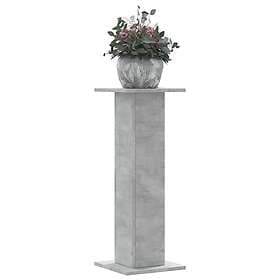vidaXL Plant Stand 2 pcs Concrete Grey 30x30x80cm Engineered Wood 819658