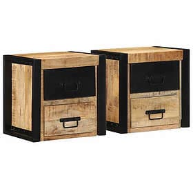 vidaXL Nightstand Mango Wood 40x35x40cm