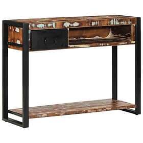 vidaXL Nightstand Multicolor 100x35x75cm Solid Reclaimed Wood 819658