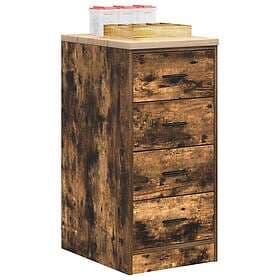 vidaXL Nightstand Sonoma Oak 40x51x85cm Solid Pine Wood 819658