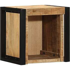 vidaXL Nightstand 40x35x40cm Solid Mango Rough Wood 819658