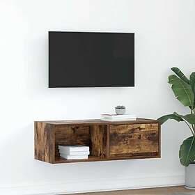 vidaXL TV Stand smoked oak 80x31x25.5 cm engineered wood