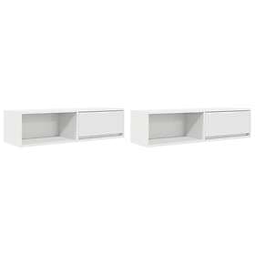vidaXL TV Stand 2pcs 100x31x25.5cm engineered wood