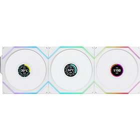 Lian Li UNI FAN TL Wireless LCD Reverse Vit (3x120mm)