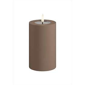 DeluxeHomeart LED Block Candle 7.5x15cm