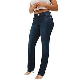 True Religion Billie Mid Rise Straight Jeans (Women's)