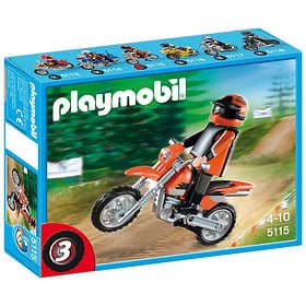 Playmobil Vacation 5115 Enduro Motorcycle with Rider