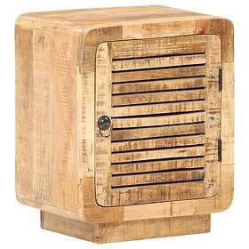vidaXL Sängbord 40x30x50 cm massivt grovt mangoträ