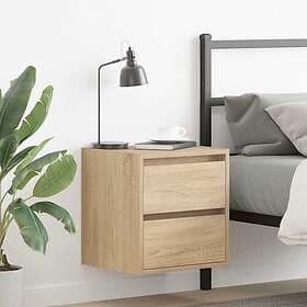vidaXL Wall-mounted Nightstands 2 pcs Sonoma Oak 38x34x40cm