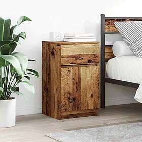 vidaXL Nightstand Old Wood 39x35x65cm Engineered Wood
