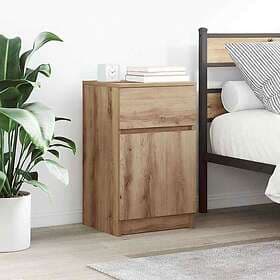 vidaXL Nightstand Set of 2 Craft Oak 39x35x65cm Engineered Wood 819658