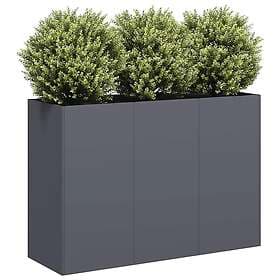 vidaXL Planter Pot Anthracite 120x40x80 cm Cold Rolled Steel