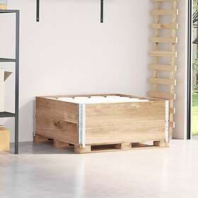 vidaXL Pallkragar 2 st 100x100 cm massivt furu