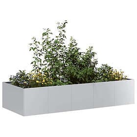 vidaXL Planter Pot 200x80x40 cm Galvanized Steel