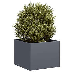 vidaXL Planter Pot Anthracite 40x40x30 cm Steel