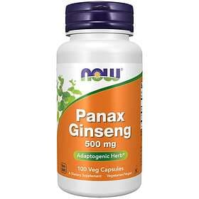 Now Foods Panax Ginseng, 500mg 100 caps