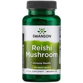 Swanson Reishi Mushroom, 600mg 60 Capsules