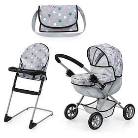 Bayer Design Dockvagn Cosy Set, Grey