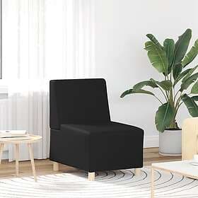 vidaXL Soffstol svart 55 cm konstläder