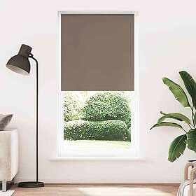 vidaXL Mörkläggningsgardin kaffe 105x230 cm tyg bredd 100,7 cm