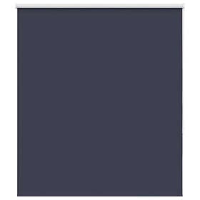 vidaXL Rullgardin mörkläggning marin 130x130 cm tyg bredd 126,6 cm
