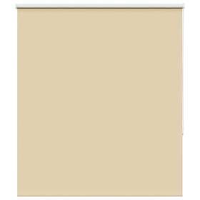 vidaXL Rullgardin mörkläggningsbar beige 135x150 cm tyg bredd 131,6 cm