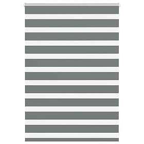vidaXL Zebra Roller Blind 105x100 cm Dark Gray
