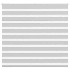 vidaXL Rullgardin zebra ljusgrå 160x100 cm tyg bredd 155,9cm polyester